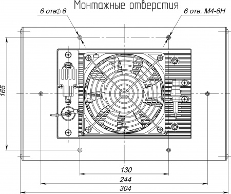 Термоэлектрический охладитель UNISPLIT-300-230-65-00